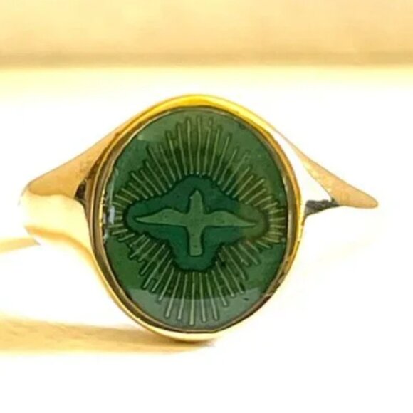 Miansai Gold Vermeil Dove Ring - Picture 5 of 5